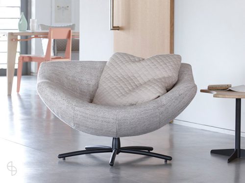 label gigi fauteuil zwolle draaistoel stof