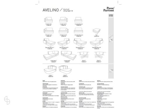 Avelino passe partout afmetingen