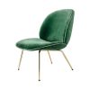 Beetle lounge gubi groene verlours stoel