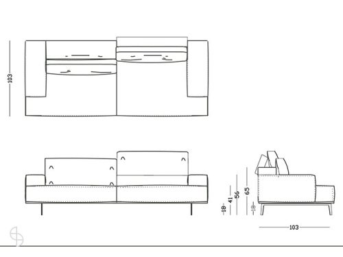 Uper sofa Papadatos
