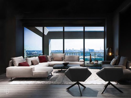 Papadatos design hoekbank italiaans pulpo zwolle