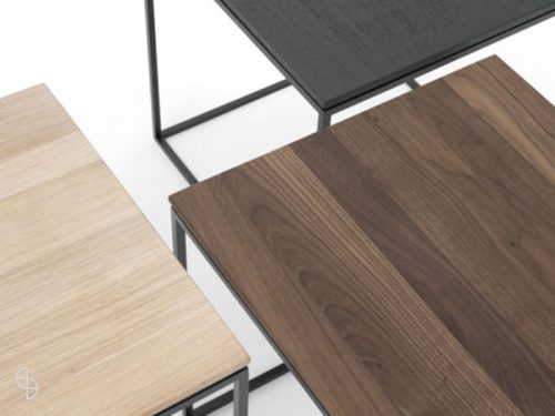 kluskens tafels shadow hout metaal