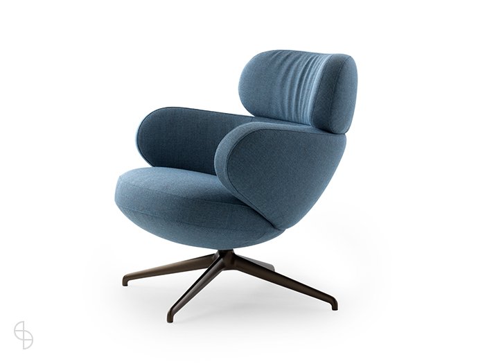 Schelden Schilderen Bourgeon Draaifauteuil Bibo - Spinde Next Pode design stoel Bibo