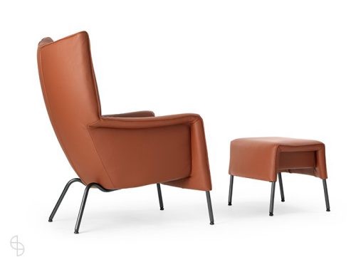 Pode Transit two leren fauteuil met voetenbank