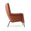 Pode transit two hoge fauteuil cognac leer 2