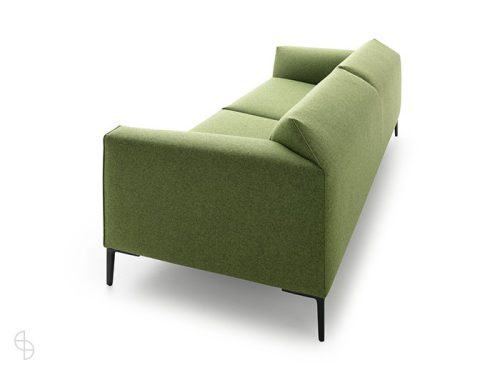 Pode bank Fold groene stof Divina