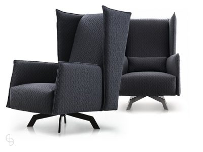 fauteuil Ann Papadatos moderne oorstoel