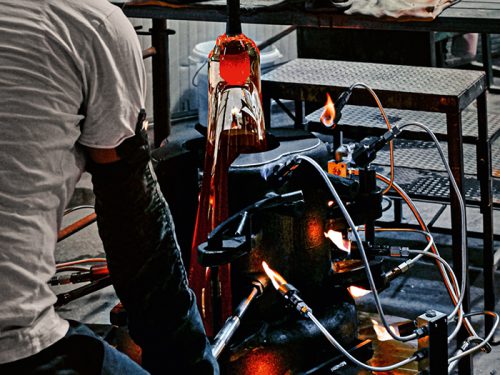 miniforms productie Murano glas