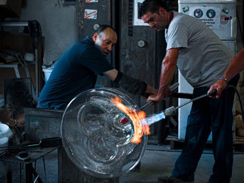 murano glas salontafel miniforms