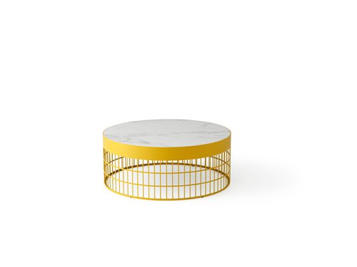 Pode mesh tafel geel