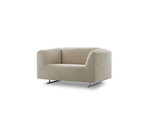 Pode marv loveseat beige stof