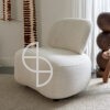 Caaro eyye fauteuil lichte stof